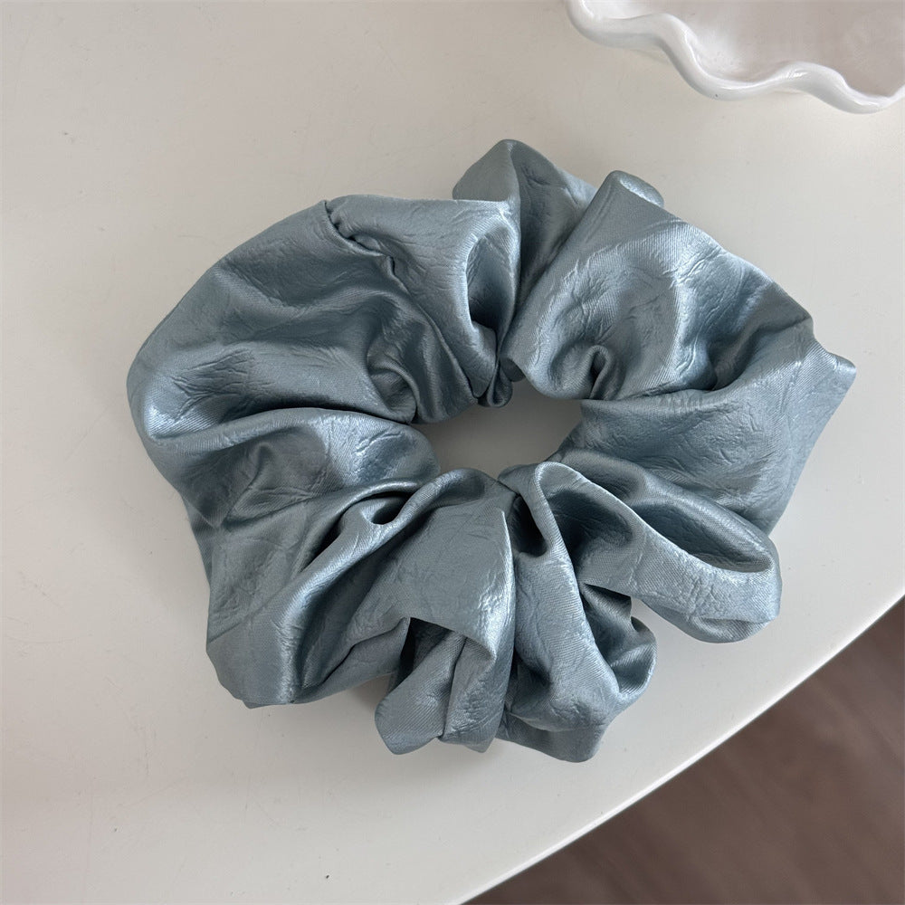 Retro Texture Large Intestine Hair Ring For Women