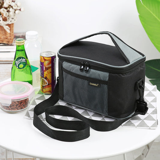 New Striped Hand-carrying Oxford Fabric Cooler Bag Thermal Bag