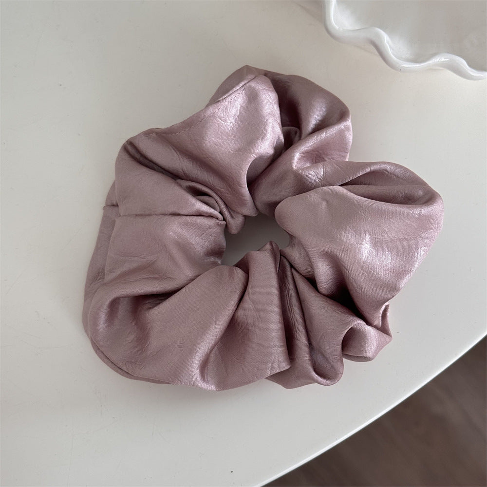 Retro Texture Large Intestine Hair Ring For Women